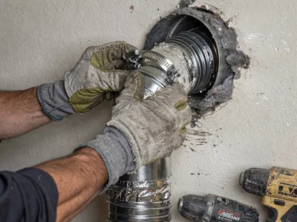 Dryer Vent Hose Installation in Wareham