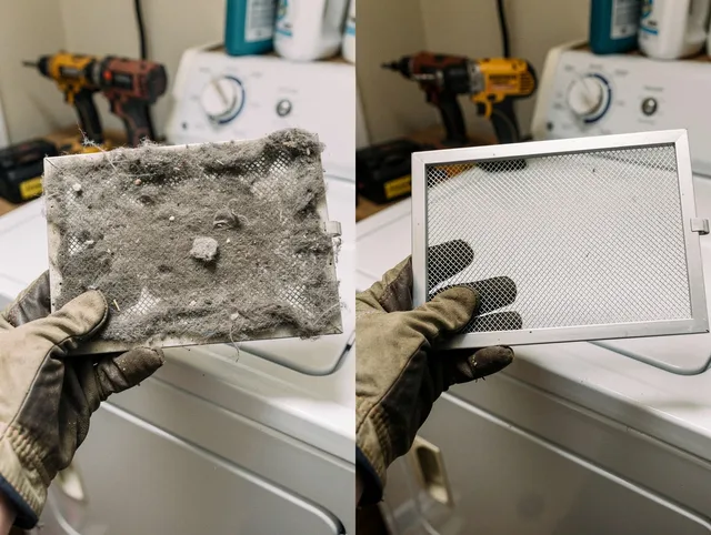 Professional lint trap cleaning by Wareham Dryer Vent Cleaning in Wareham