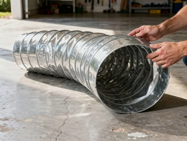 Wareham Dryer Vent Cleaning specialist using advanced equipment for thorough duct cleaning in Wareham