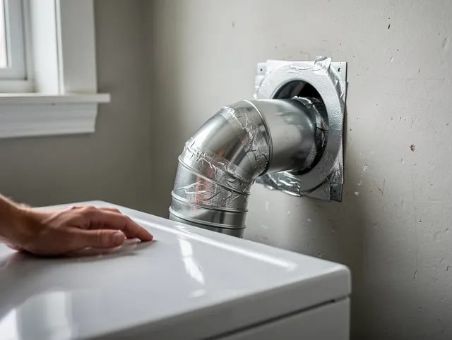 Wareham Dryer Vent Cleaning expert performing professional dryer vent repair and installation in Wareham